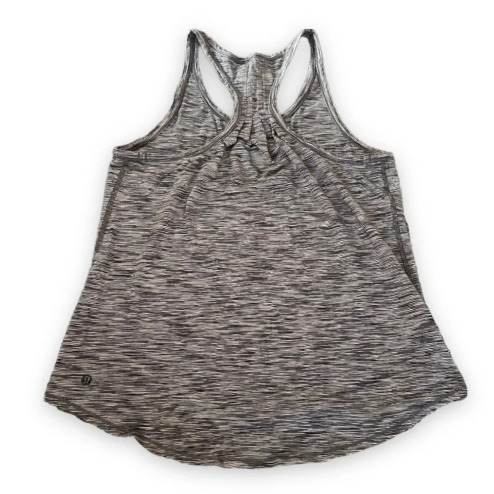 Lululemon Yogi Everyday Tank 4 Color Space Dye White Black size 10